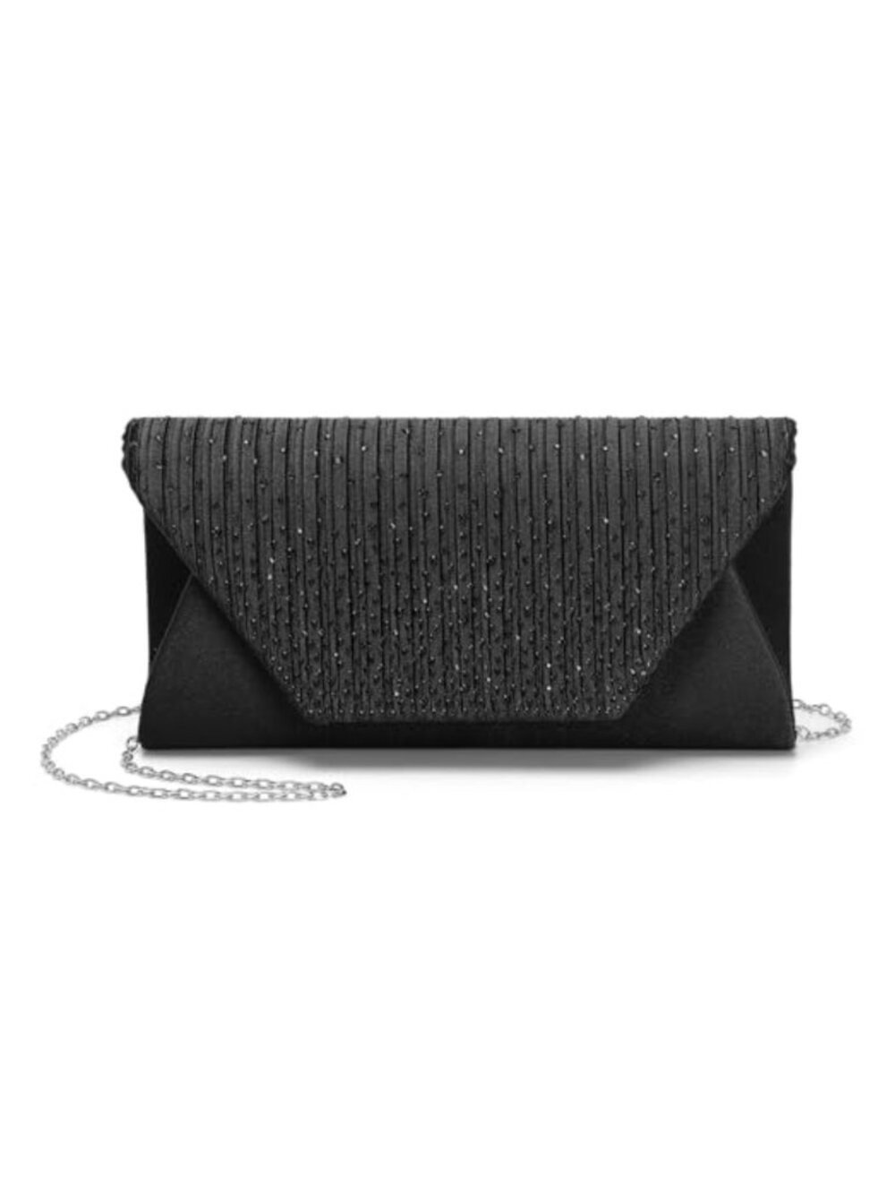 Rhinestone Evening Clutch Purse with Detachable Strap for Wedding Party
